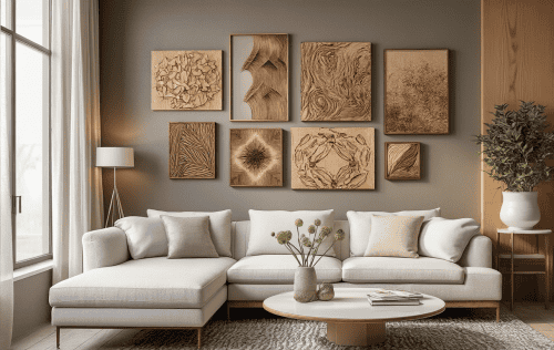 Wandkunst aus Holz: Natürliche Eleganz für dein Zuhause